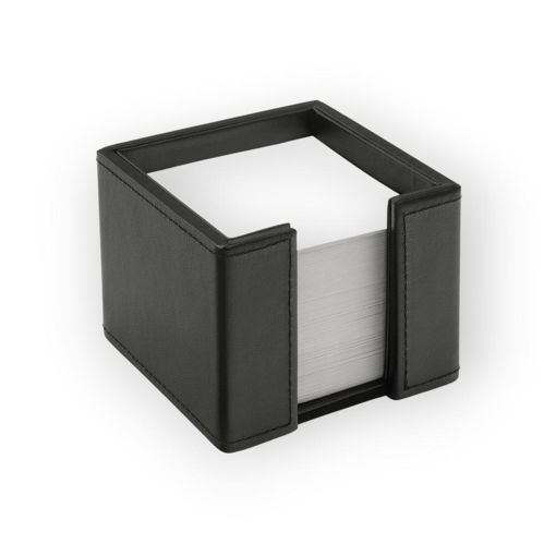 Picture of OSCO BLACK LEATHER MEMO PAD HOLDER